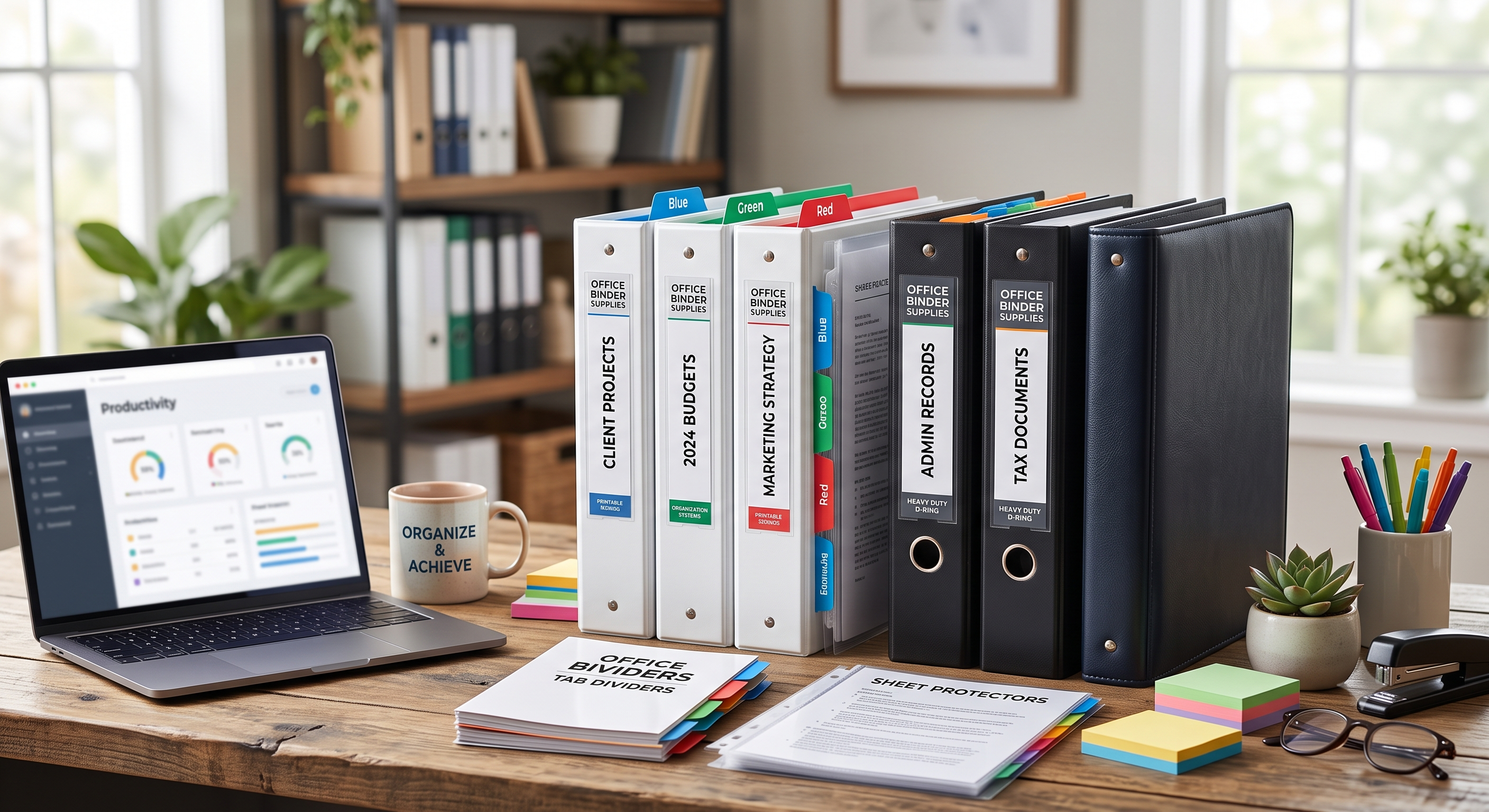 The Ultimate Guide to Office Binder Supplies: How to Organize Your Workspace for Peak Productivity