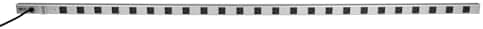 Tripp Lite 24-Outlet Surge Protector Power Strip, 15 Foot / 4.57 Meter Long Cord, Metal Housing, 1650 Joules, 15A Resettable Circuit Breaker, Black/Grey, Lifetime Manufacturer's Guarantee (SS7619-15)