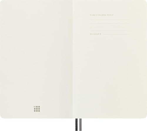 Moleskine Classic Expanded Notebook, Soft Cover, Large (5" x 8.25") Dotted, Black, 400 Pages