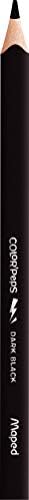 Maped 863312 Strong Jumbo Ergonomic Triangular Coloured Pencils, Colour'PEPS Extra Stable Lead 4 mm - 12 x Pens
