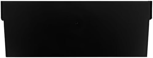 Akro-Mils 40150 Plastic Width Dividers for 4" Tall Shelf Bins, 24-Pk, Black