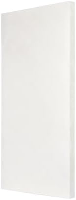 ATS Acoustic Panel 24x48x2 Inches, Square Edge, with Microsuede Fabric (Coconut)