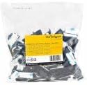 StarTech 100 Adhesive Cable Management Clips, Black, TAA, Sticky (CBMCC2)