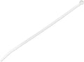StarTech.com 10"(25cm) Cable Ties - 1/8"(4mm) wide, 2-5/8"(68mm) Bundle Diameter, 50lb(22kg) Tensile Strength, Nylon Self Locking Zip Ties w/Curved Tip, 94V-2/UL Listed, 1000 Pack - White, TAA