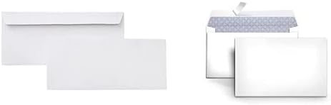 Amazon Basics Security Tinted Envelopes Bundle with #10 and 6 3/4 Sizes (500 + 100 Pack)