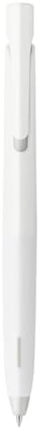 Zebra Pen bLen White Retractable Gel Pen, Black Ink, 0.7mm, 2-Pack