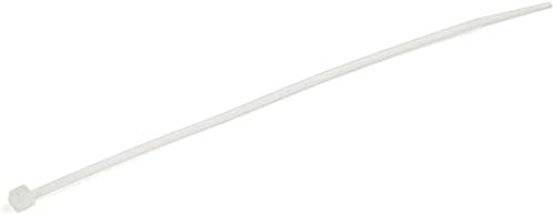 StarTech 100-Pack 6"(15cm) Cable Ties, UL Listed, White, TAA (CBMZT6N)