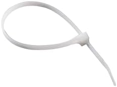 Gardner Bender 46-310 DoubleLock Cable Tie, 11 inch, 75 lb, Electrical Wire and Cord Management, Nylon Zip Tie, 100 Pk, Natural White