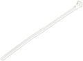 StarTech.com 8"(20cm) Reusable Cable Ties - 1/4"(7mm) wide, 1-7/8"(50mm) Bundle Dia. 50lb(22kg) Tensile Strength, Releasable Nylon Ties, Indoor/Outdoor, 94V-2/UL Listed, 100 Pack - White, TAA