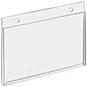 Azar Displays 162725 5-Inch W by 3-1/2-Inch H Wall U-Frame Sign Holder, 10-Piece Set