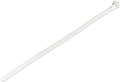 StarTech.com 10"(25cm) Reusable Cable Ties - 1/4"(7mm) wide, 2-1/2"(65mm) Bundle Dia. 50lb(22kg) Tensile Strength, Releasable Nylon Ties, Indoor/Outdoor, 94V-2/UL Listed, 100 Pack - White, TAA