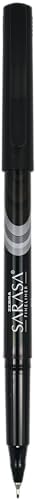 Zebra Pen SARASA Fineliner Pen, Black Ink, 0.8mm, 12-Pack