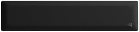 Glorious Gaming Padded Keyboard Wrist Rest (Full Size, 25mm Thick) - Anti-Fray Stitched Edges, Smooth Cloth Surface, Anti-Slip Rubber Base, Medium Firmness, 440 x 100 x 25mm - Black