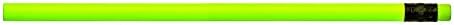 Pencil Guy Blank Neon Round Pencils, Neon Yellow