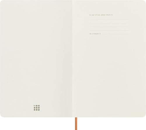 Moleskine Limited Edition Notebook Vegea, Large, Ruled, Orange Capri, Soft Cover (5 x 8.25)