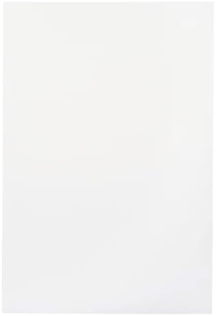 School Smart Folding Bristol Board, 12 x 18 Inches, White, Pack of 100