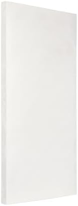 ATS Acoustic Panel 24x48x2 Inches, Square Edge, with Microsuede Fabric (Coconut)