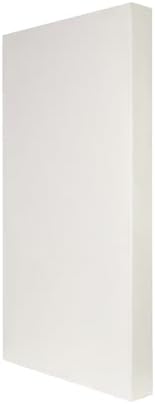 ATS Acoustic Panel 24x48x4 Inches, Square Edge, with Microsuede Fabric (Coconut)