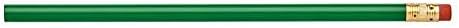 Pencil Guy Blank Round Pencils, Green, 144 to a box