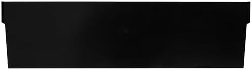 Akro-Mils 40170 Plastic Width Dividers for 4" Tall Shelf Bins, 24-Pk, Black