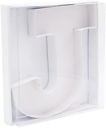 12" Fillable Cardboard Letter Charcuterie Gift Cupcake Box With Cover Sweets Packaging (J)