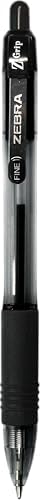 Zebra Pen Z-Grip Retractable Ballpoint Pen, Black Ink, 0.7mm, 24 Bulk-Pack