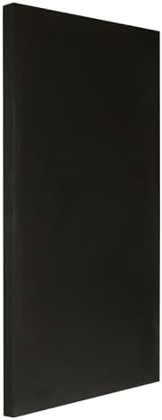 ATS Acoustics Microsuede Acoustic Panel 24" x 48" x 2" Square Edge (Black)
