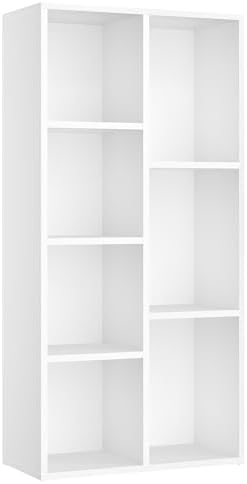 VASAGLE Bookshelf, 7 Cubes Storage Organizer, 19.7 x 9.4 x 41.7 Inches