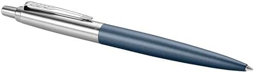 Parker Jotter XL Ballpoint Pen, Primrose Matte Blue with Chrome Trim, Medium Point Blue Ink, Gift Box