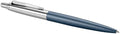 Parker Jotter XL Ballpoint Pen, Primrose Matte Blue with Chrome Trim, Medium Point Blue Ink, Gift Box