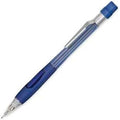 Pentel Quicker Clicker Automatic Pencil, 0.7mm Lead Size, Transparent Blue Barrel, Box of 12 (PD347TC)
