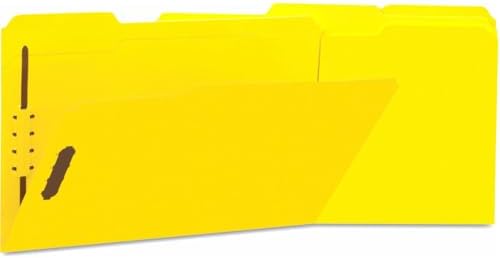 Universal Office Products 2 Fasteners, 1/3 Tab Box of 50