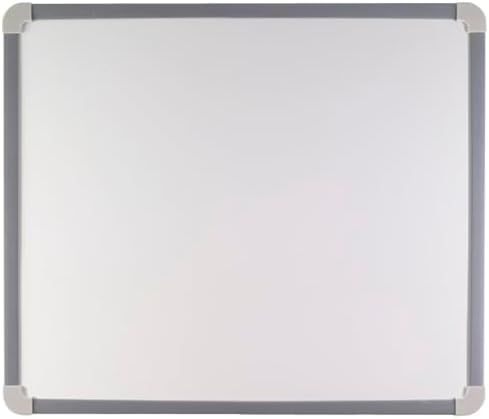 School Smart Large Magnetic Dry Erase Board, Aluminum Frame, 30 x 23 Inches