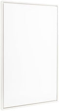 Kate and Laurel Sylvie Blank Framed Canvas Wall Art, 28x38 White Beaded, Vintage Modern Empty Canvas for Paint-Your-Own Art, Ready to Paint Premium Canvas Already Framed