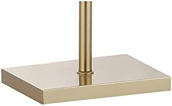 JONATHAN Y April 61" Metal LED Floor Lamp Hoop Design, Brass Gold