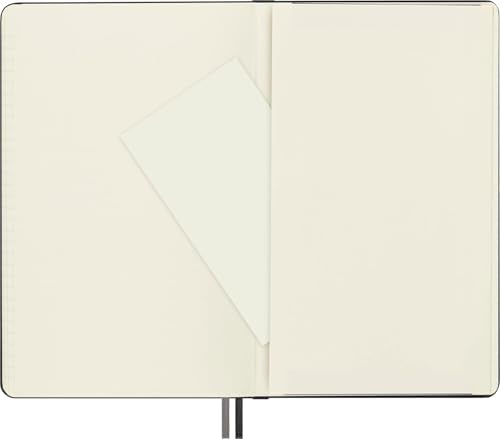 Moleskine Classic Expanded Notebook, Hard Cover, Large (5" x 8.25") Ruled/Lined, Black, 400 Pages