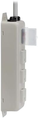 Eaton Tripp Lite Series 3 Outlet Heavy Duty Power Strip, Metal, Under Desk & Wall Mount Option, 6ft Extension Cord, On/Off Switch Cover, Industrial Garage Shop Work Bench Applications (TLM306NC)