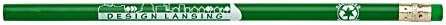 Pencil Guy Promotional Personalized Imprinted Pencils, Green