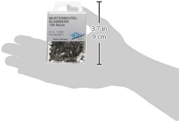 Wedo 112 5901 1.8 cm Flat Head Metal Paper Fastener (Pack of 100)