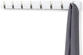 Umbra Flip Coat Rack, Wall Mount 8-Hook, Space Saving, White