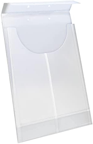 Smead Poly File Retention Jacket, 3/4" Expansion, Letter/Legal, Clear, 24 per Box (68191)