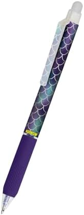 Online magiXX Shiny Dreams Erasable Gel Pen Blue Erasable with 0.7 mm Line Width I Rollerball Pen for Learning to Write, Office I Erasable Pen Set I Erasable Ballpoint Pen Student