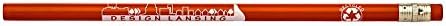 Pencil Guy Promotional Personalized Imprinted Pencils, Red, 500 Box