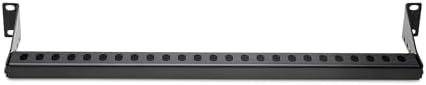 StarTech 1U Cable Lacing Bar, Adjustable Depth (12S-Cable-Lacing-BAR)