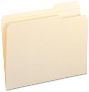 Smead File Folder, Reinforced 1/3-Cut Tab, Right Position, Letter Size, Manila, 100 per Box (10337)