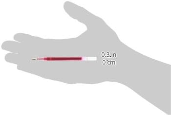 Zebra Pen LV-Refill for Gel Ink Pens, Medium Point, 0.7mm, Red Ink, 6-Pack