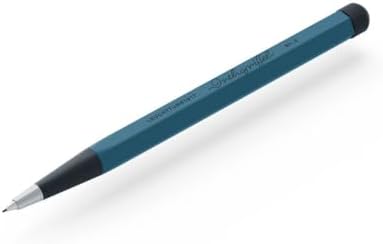 LEUCHTTURM1917 - Drehgriffel Mechanical Pencil - Refillable Writing Stylus with 0.7 mm HB Graphite Lead (Stone Blue)