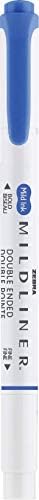 Zebra Pen MILDLINER No Bleed Highlighter, Lavender Color, Dual Tip, 12-Pack