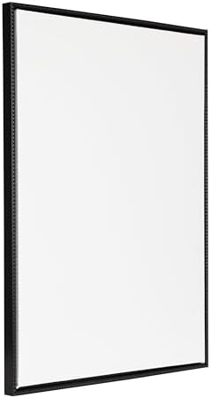 Kate and Laurel Sylvie Blank Framed Canvas Wall Art; 31.5x41.5 Black Beaded; Modern Empty Canvas for Paint-Your-Own Art; Ready to Paint Premium Canvas Already Framed