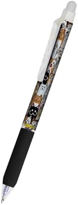 Online magiXX Cat Erasable Pen Blue Erasable with 0.7 mm Line Width Rollerball Pen for Learning to Write, Office, Erasable Pen Set, Erasable Ballpoint Pen for Students